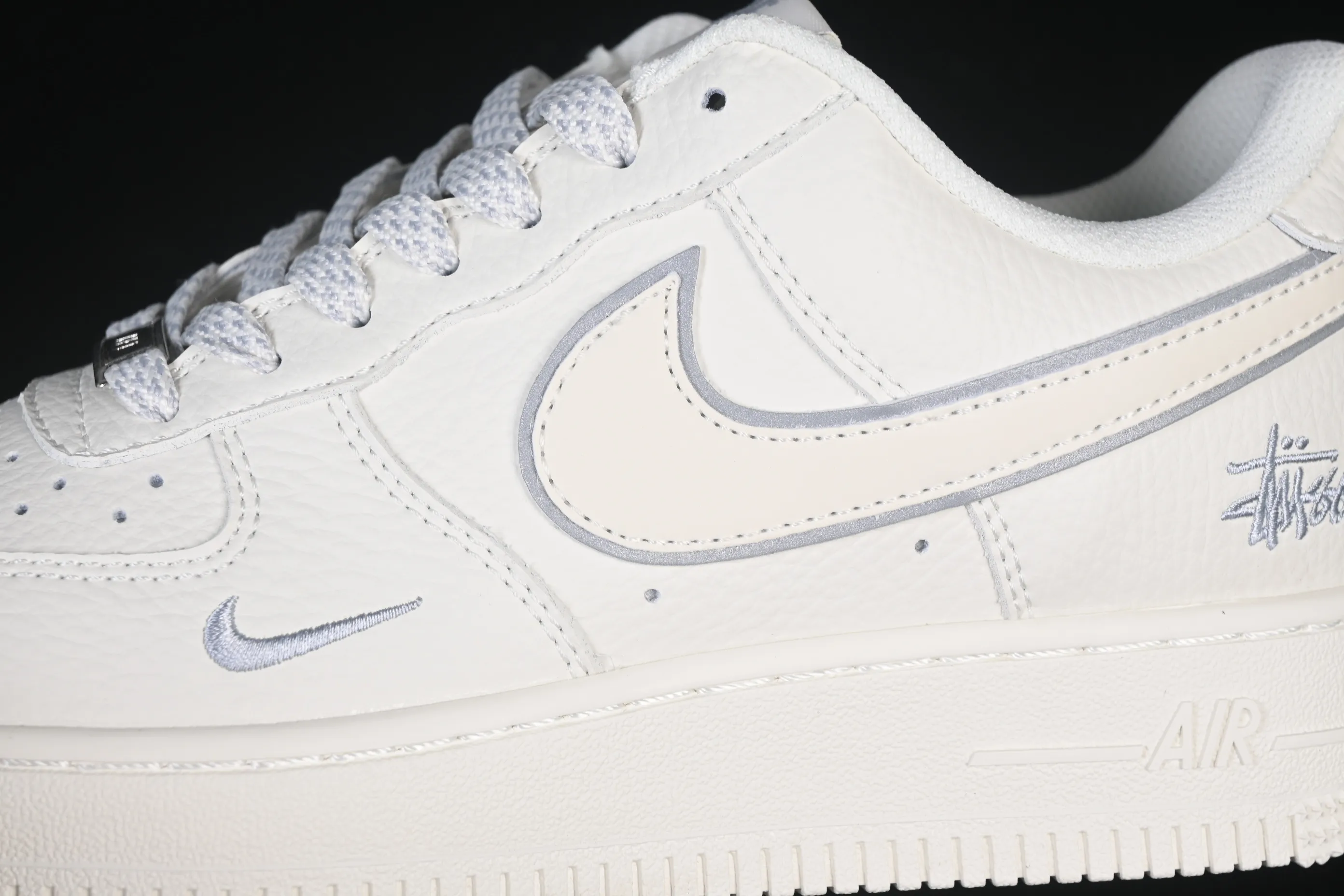 All categories Nk Air Force 1 Air Force series Nk Air Force 1 Low Air Force low-top Nike Air Force 1'07 Low Stusi co-branded versatile beige Air Force 1 low-top casual sneakers CS5288-034
